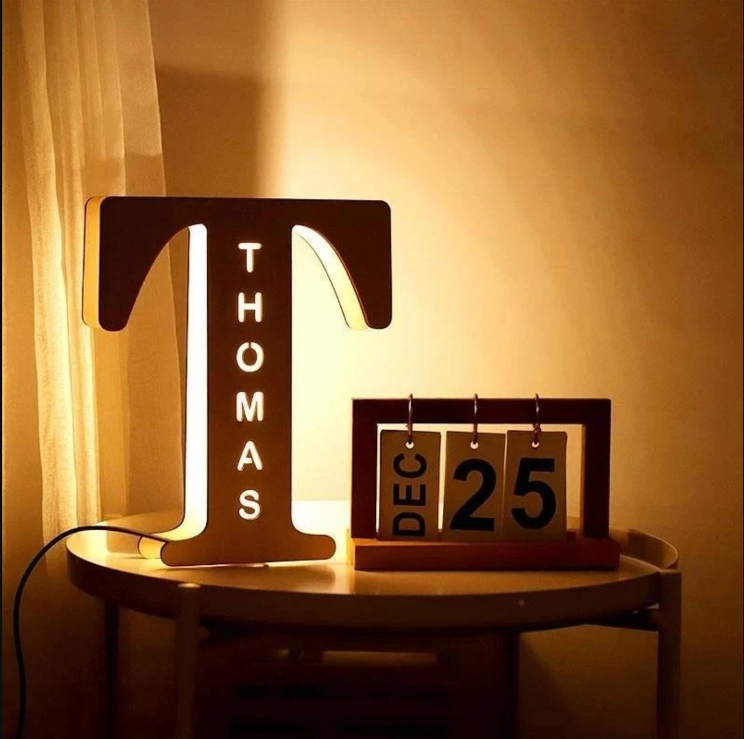 Customize Alphabet Lamp