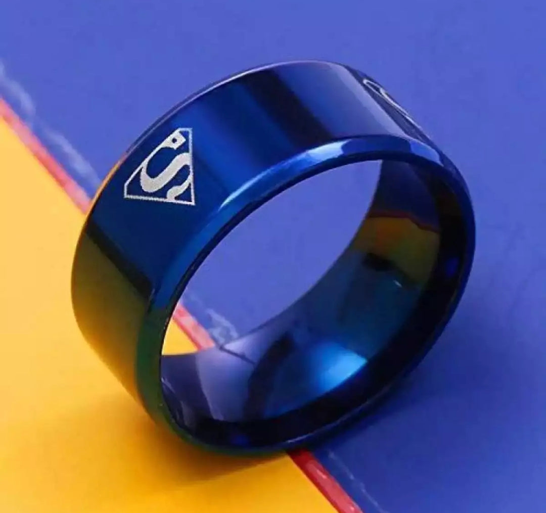 Supermen Logo Rings For Men's