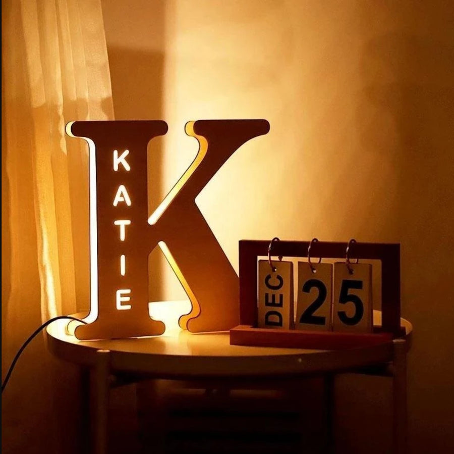 Customize Alphabet Lamp