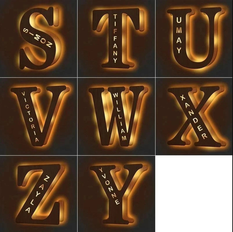 Customize Alphabet Lamp