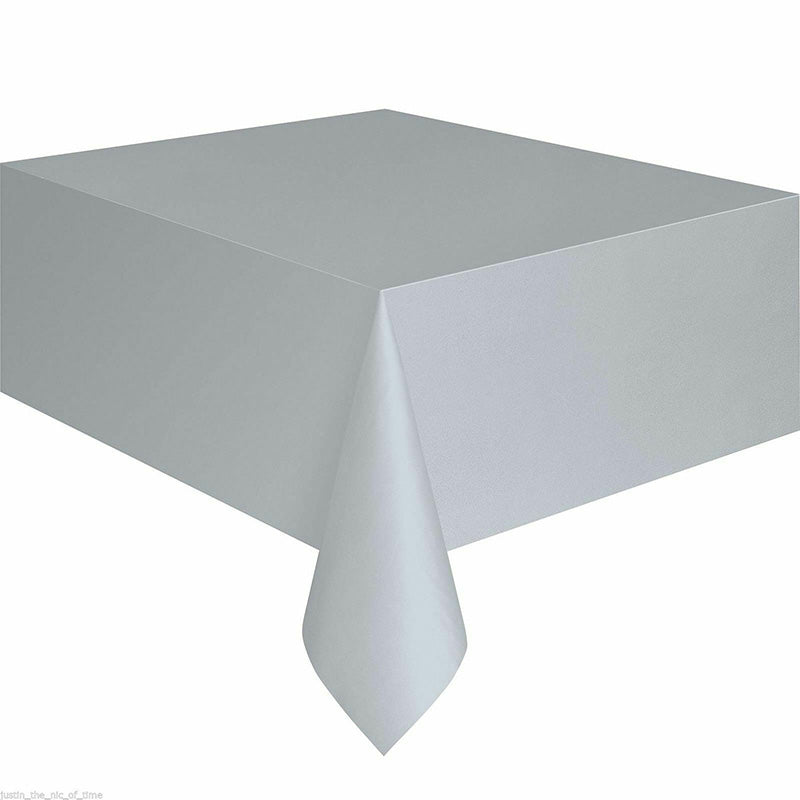 Plastic Table Cover - Large Size, Single Color