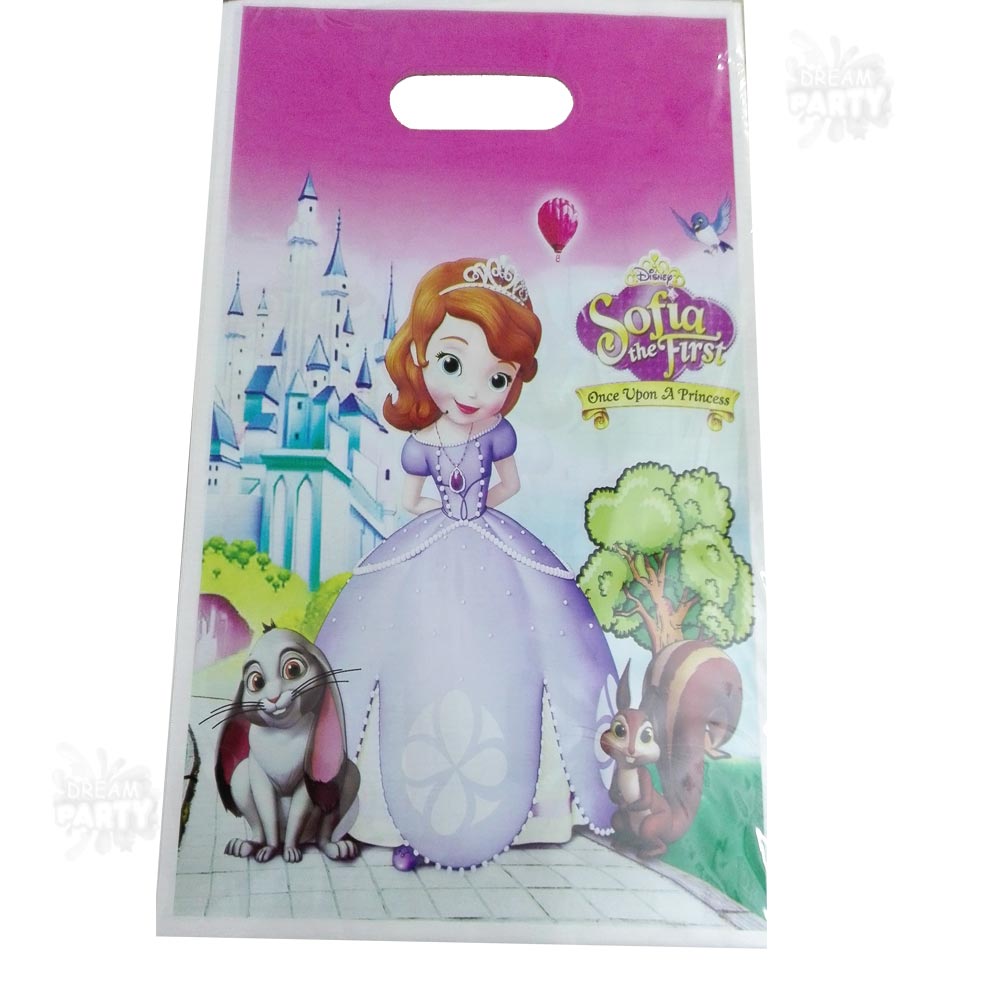 Cartoon Theme Plastic Goodies/Favor Bags - 10 Pcs