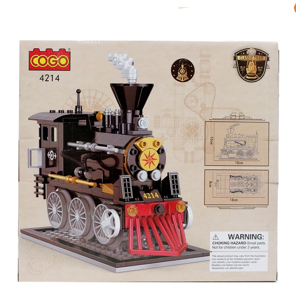 Cogo Classic Train Steam Train Building Blocks