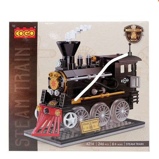 Cogo Classic Train Steam Train Building Blocks