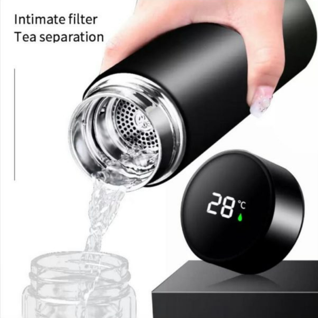 Customize Led Smart Water Bottle | Digital Thermos Temperature Display