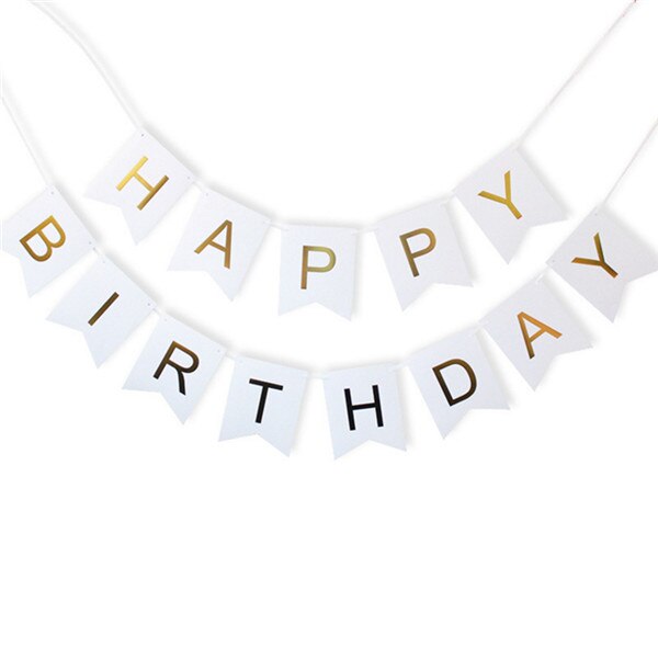 Happy Birthday Card Bunting Banner