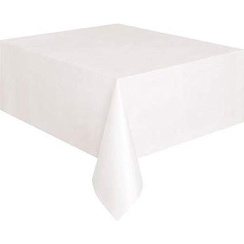 Plastic Table Cover - Large Size, Single Color