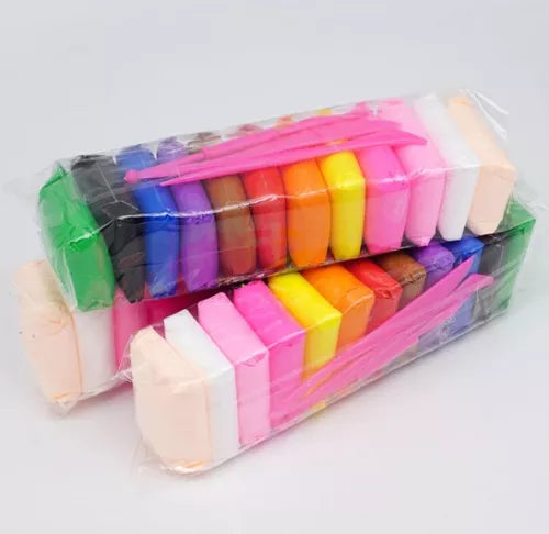 12 Colors Soft Super Light Clay