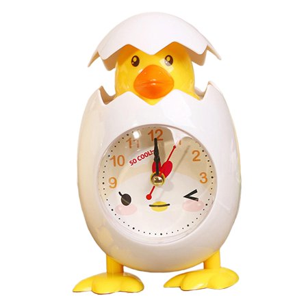 Digital Clock Cartoon Shell Shape