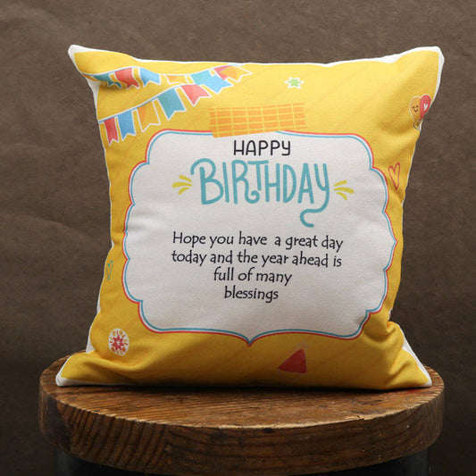 Birthday Blessings Cushion