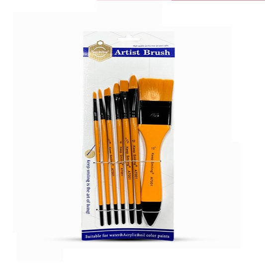 Keep Smiling Artist Brush Set Of 7