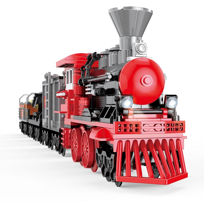 Cogo Retro Train Building Blocks Toy Set For Children