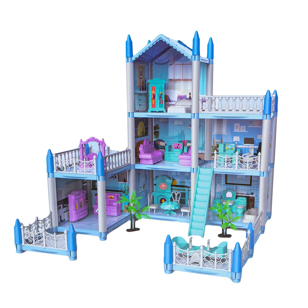 6 Rooms 3D Assembled DIY Doll House