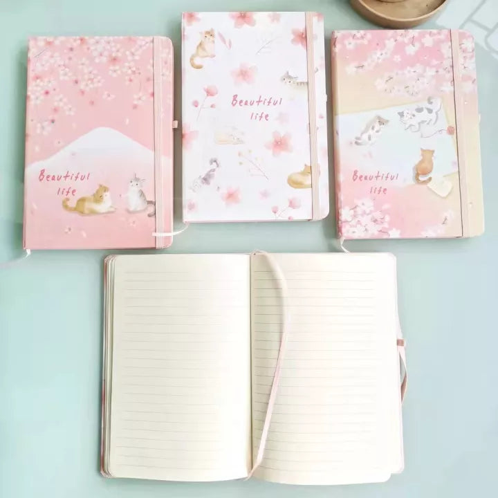 Beautiful Life Hardbound Line Notebook