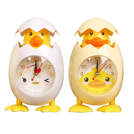 Digital Clock Cartoon Shell Shape