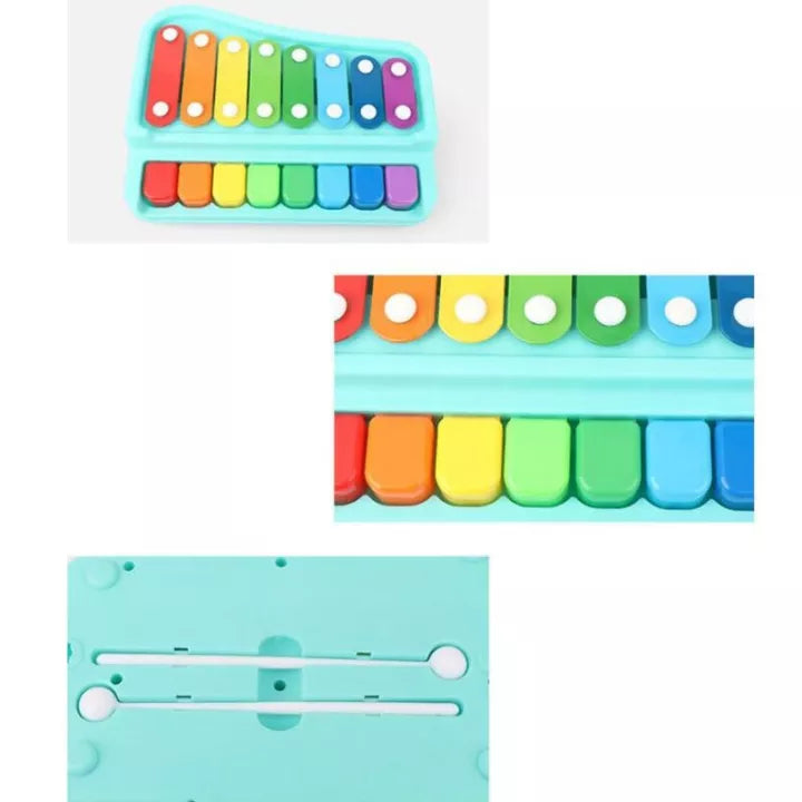 2 In 1 Baby Xylophone Musical Toy