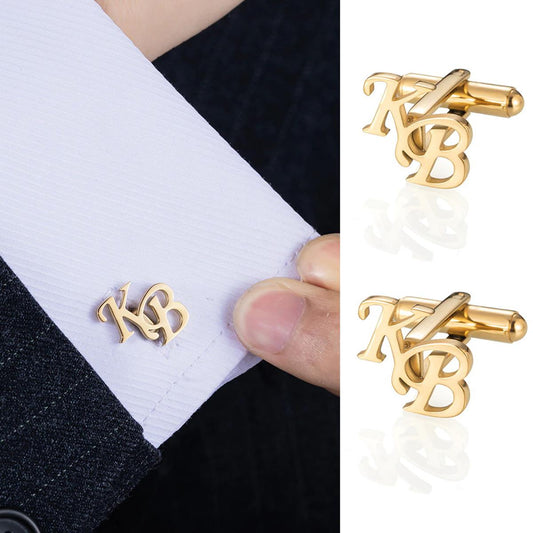 Customized Cufflinks Gold Plated