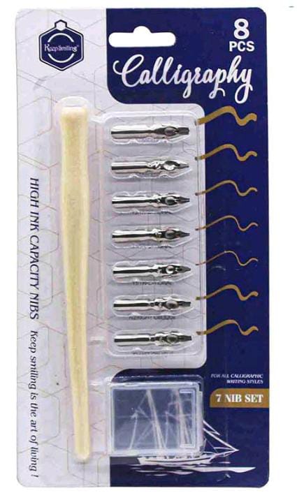 Keep Smilling Calligraphy Nib Set