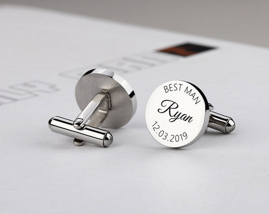 Customized Cufflinks Round