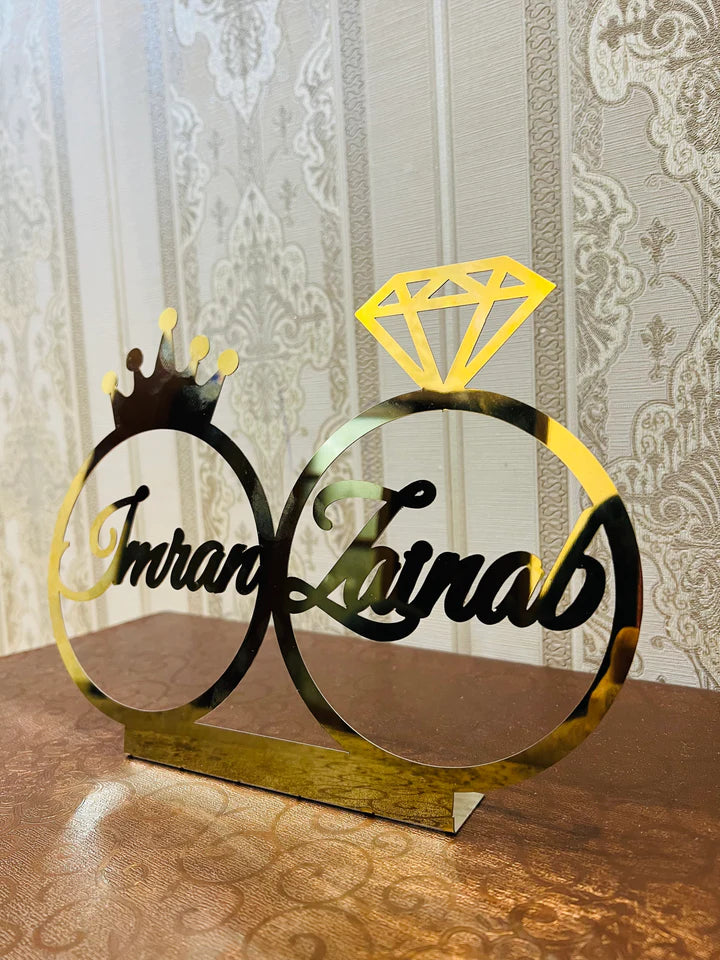 Customized Decoration Name Stand