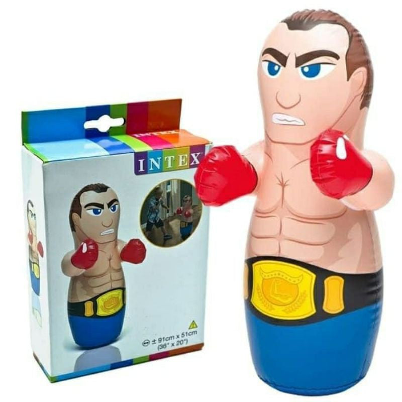 Punching Bag Toy For Kids 3D Bop Bag Boxers Punching