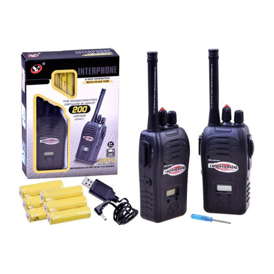 Noise Reduction Walkie Talkie Re-Chargeable