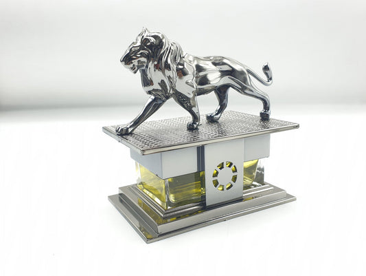 Lion Style Car Dashboard Perfume Air Freshener Silver