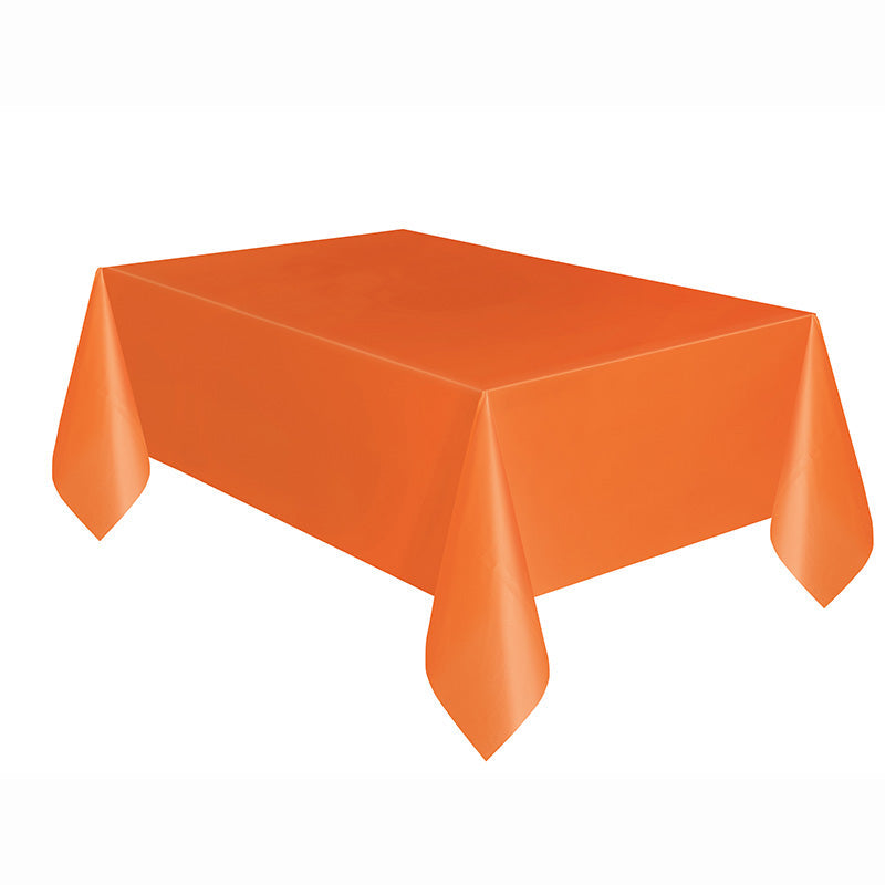 Plastic Table Cover - Large Size, Single Color