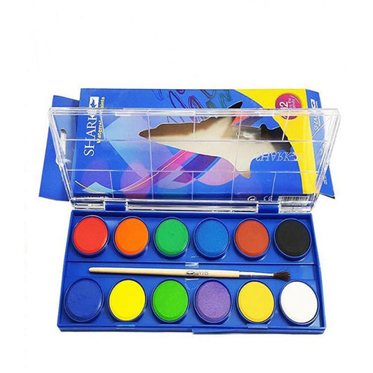 Water Color Set 12Pcs Shark