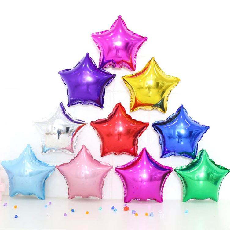 Star Foil Balloons 18" Inch